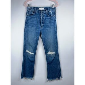 Mother The Tripper Chew Cryin Cowboys High Rise Distressed Classic Size 28